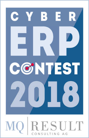 Logo Cyber ERP Contest der MQ result consulting AG ERP Beratung