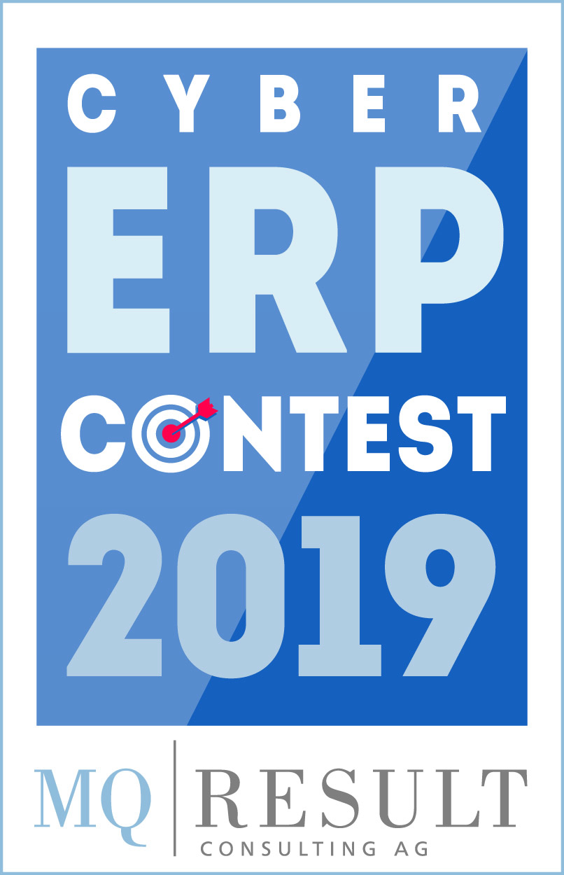 Logo Cyber ERP Contest 2018 der MQ result consulting AG ERP Beratung